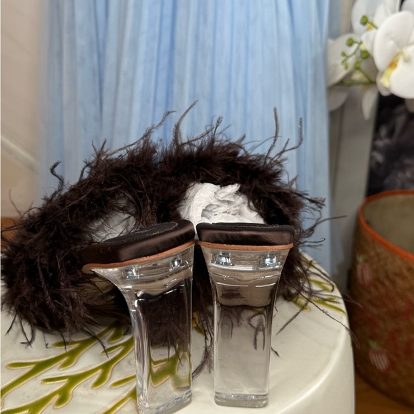 Jeffrey Campbell Daisy Feather Boa Heels - Picture 5 of 7